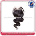 Accept Paypal Brazilian Virgin Hair Lace Closure With Clips